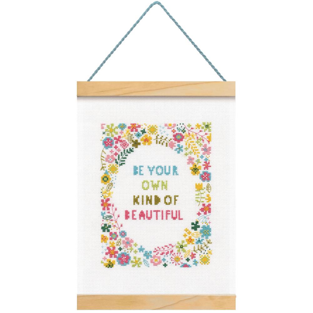 Be Your Own Kind Of Beautiful Counted Cross Stitch Kit